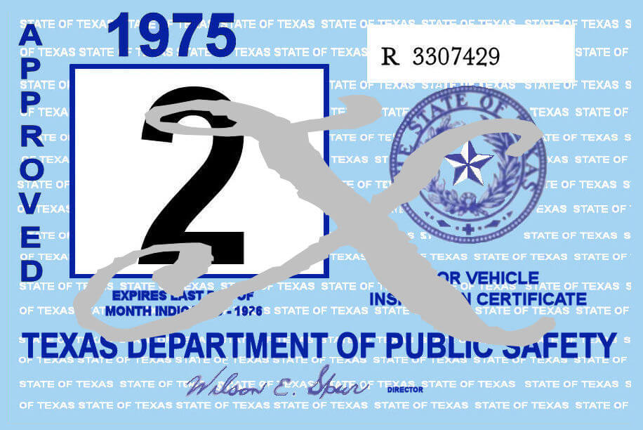 (image for) 1975 Texas Inspection Sticker